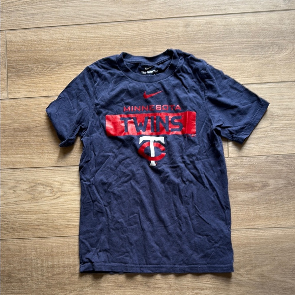Kids Minnesota Twins Navy T-Shirt (Nike)